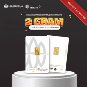 Emas ANTAM Logam Mulia Certicard - 2 gr
