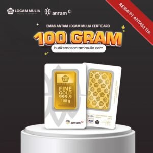 Emas ANTAM Logam Mulia Certicard - 100 gr