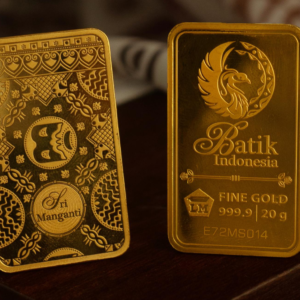 Emas Batangan Batik Seri III - 20 gram