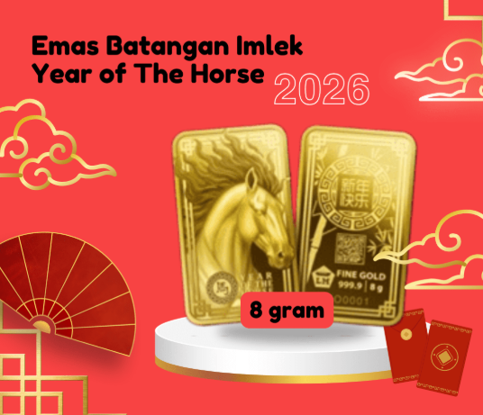 Gift Series Antam Imlek Year of The Horse 8 gram 2026